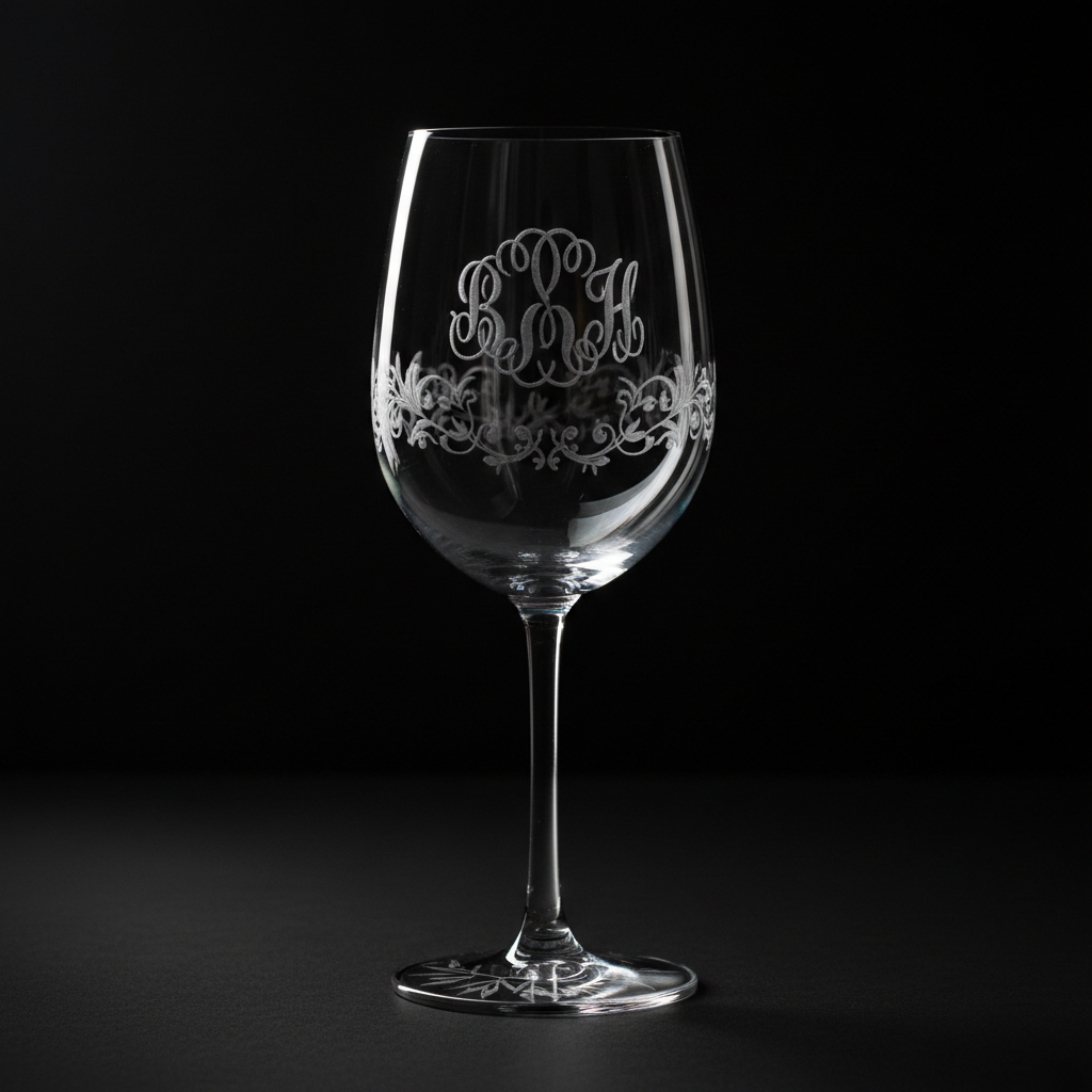 Elegant Glass Engraving