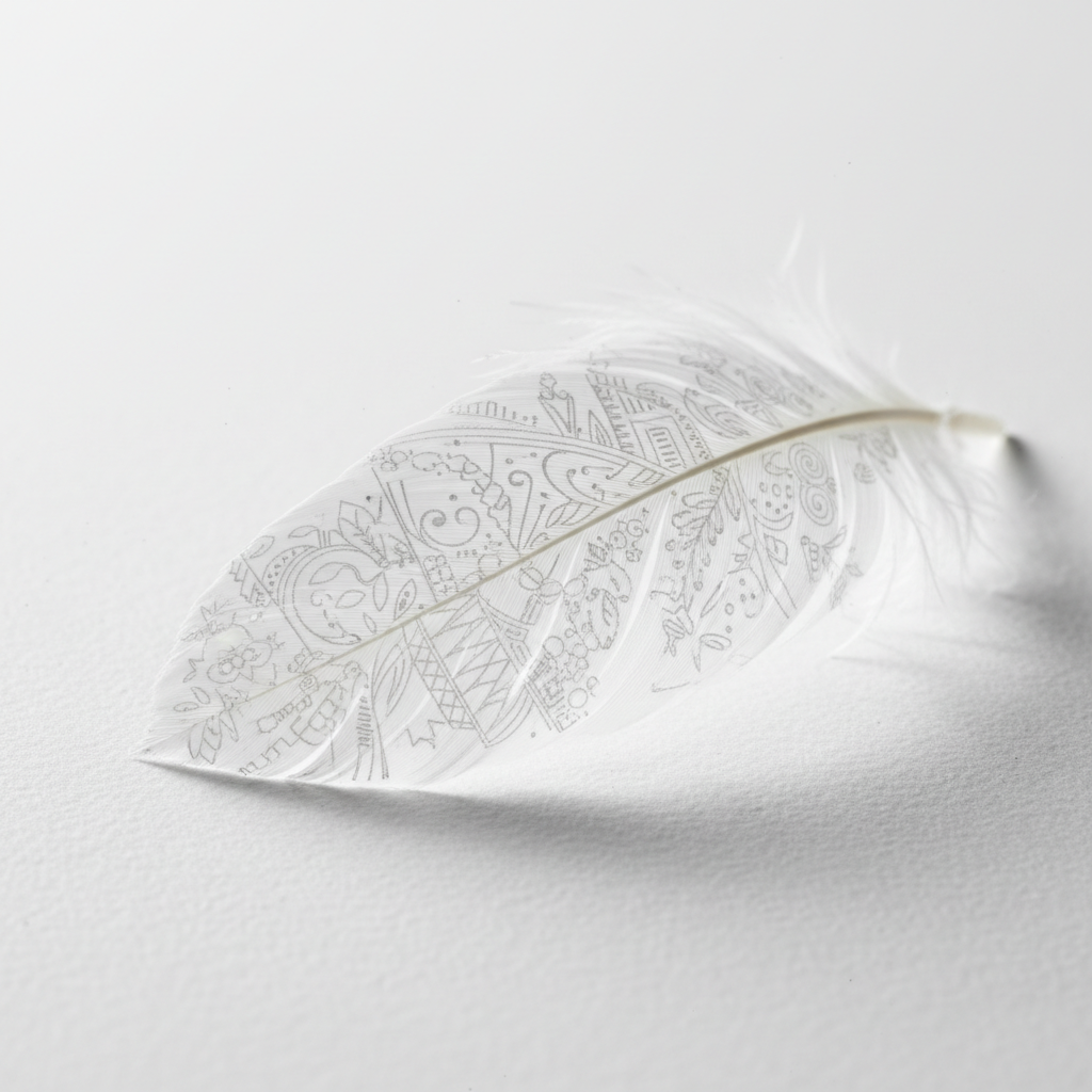 Feather Engraving