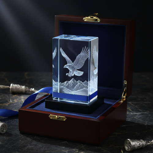 K9 crystal internal 3D engraving